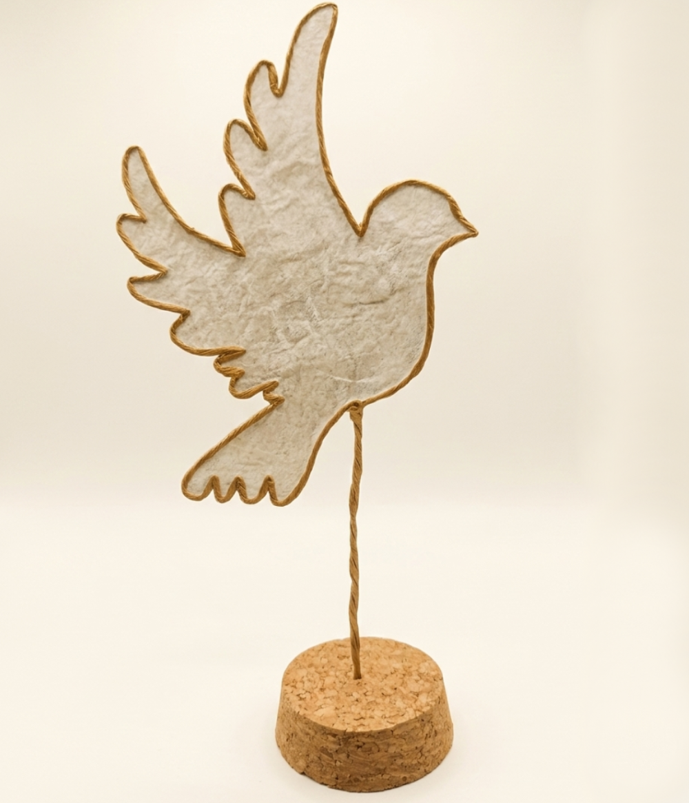 Dove in Flight Sculpture, view 1